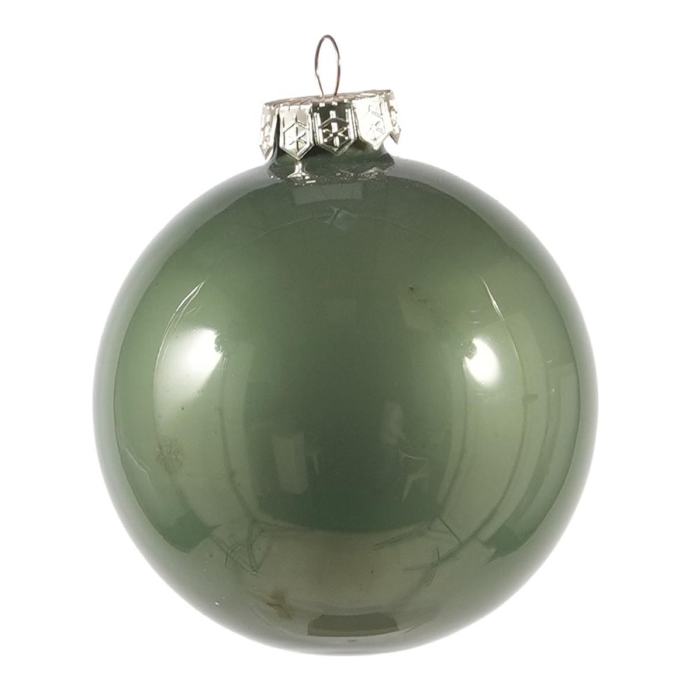 SFERA IN VETRO MM.80 VERDE SALVIA